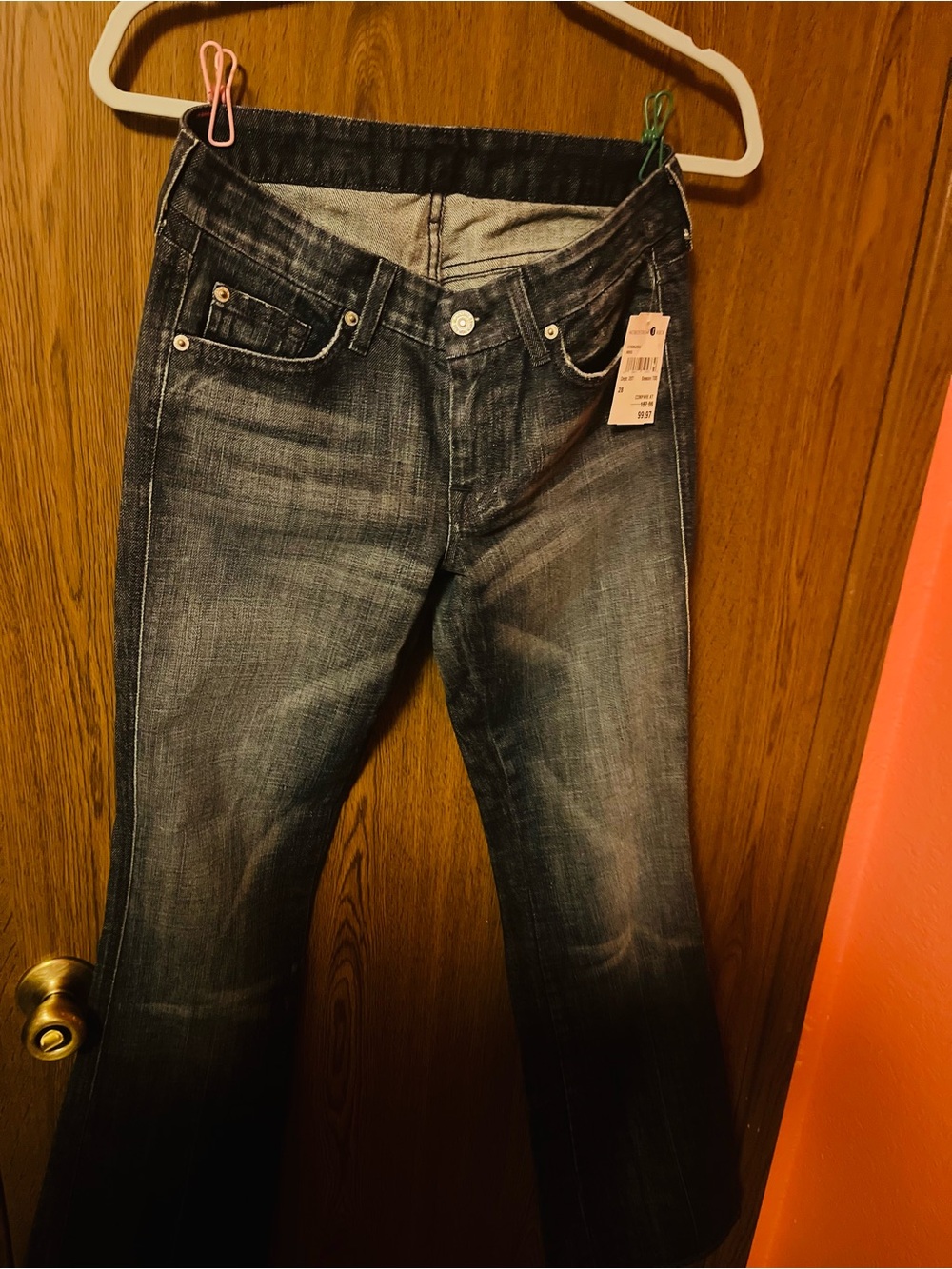 7 For All Mankind Women's Indigo Flare Jeans